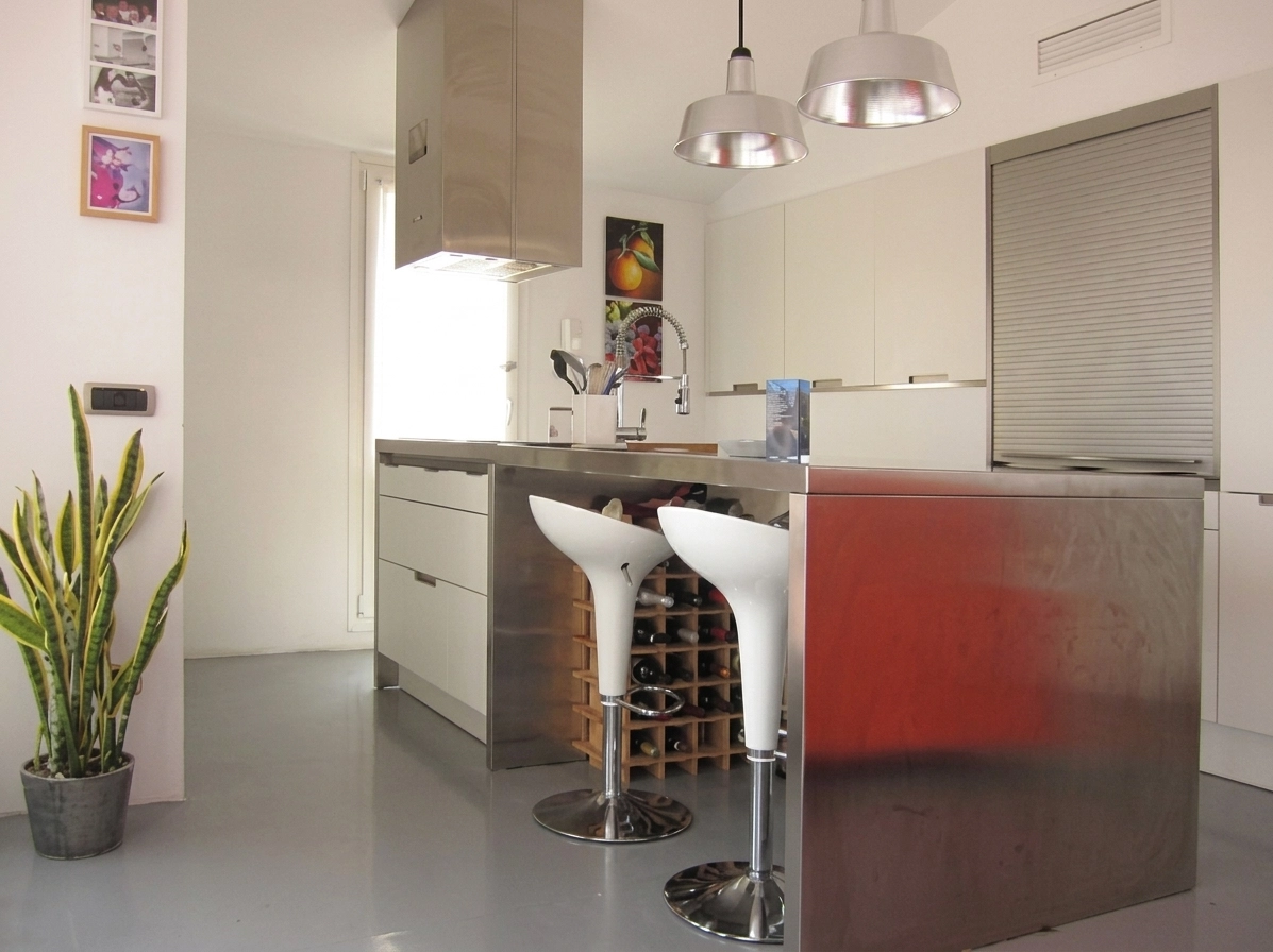 foto cocina reforma ático